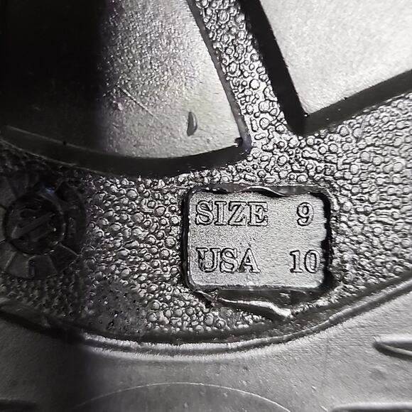 Oliver Elastic Sided Chelsea Leather Black Boots Steel Toe Men's Size 10, NEW - Picture 9 of 13